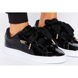Puma Patent Basketball Heart Unisex Sneaker